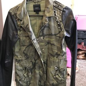 Camo Studded Jacket